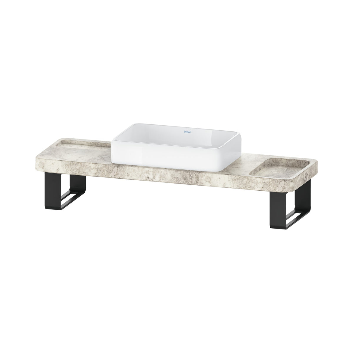 Duravit Collection One Washbasin with console and console support lavabo tipo Consola Blanco Brillante