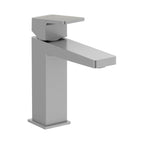 Duravit DuraSquare Llave de Lavabo de Un Orificio 7 1/8" — Níquel Cepillado