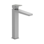Duravit DuraSquare Llave de Lavabo Alta de Un Orificio 11 5/8" — Níquel Cepillado