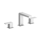 Duravit DuraSquare Llave de Lavabo Widespread de Dos Manijas 5 1/8" — Cromo Pulido