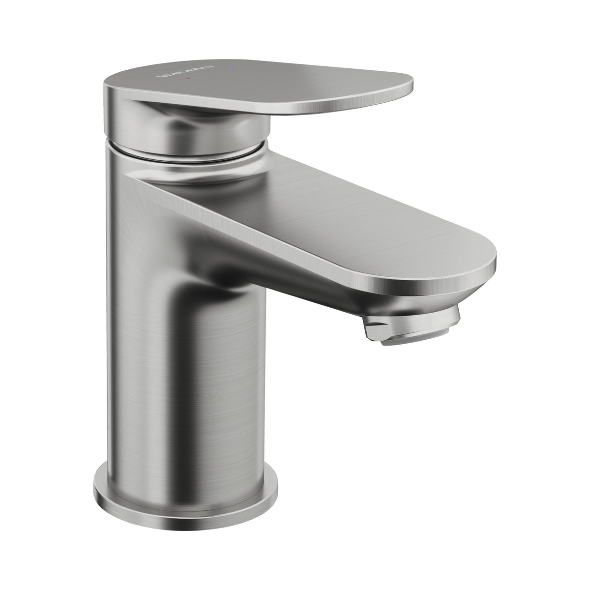 Duravit No.1 Llave de Lavabo de Un Orificio 5 3/8" — Níquel Cepillado