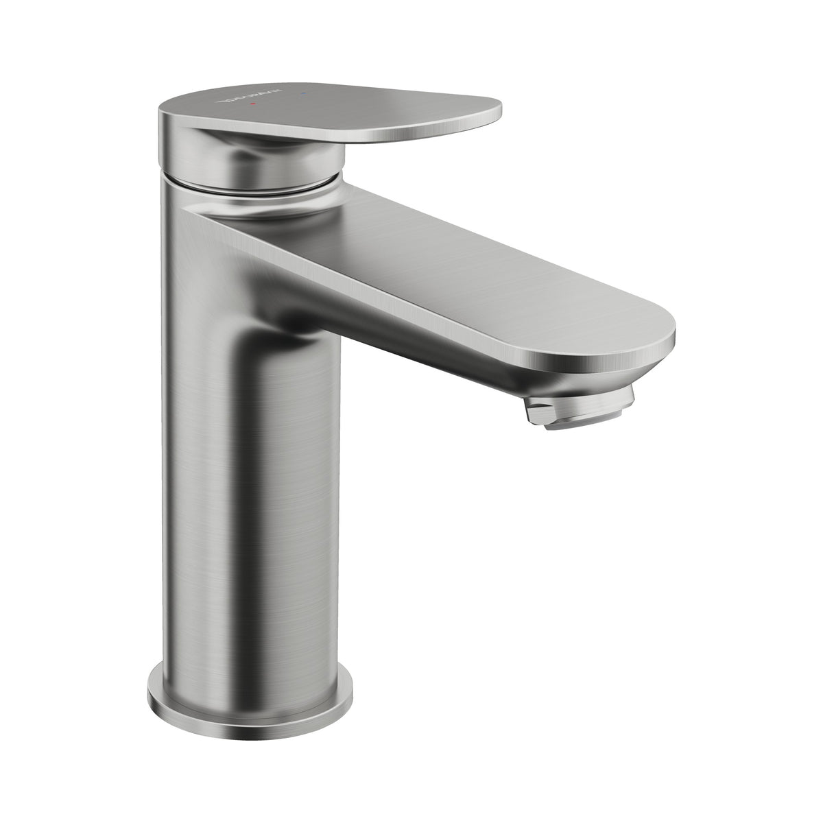 Duravit No.1 Llave de Lavabo de Un Orificio 6 3/4" — Níquel Cepillado