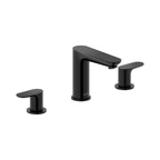 Duravit No.1 Llave de Lavabo Widespread de Dos Manijas 5 1/8" — Negro Mate