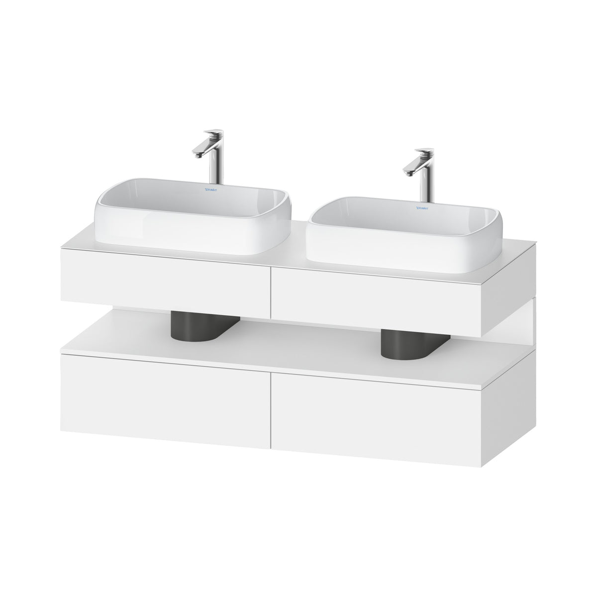 Duravit Qatego Mueble Doble de Lavabo 140 cm