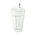 Duravit Starck 1 Mueble con Lavabo 56 cm de Piso — 2 Puertas — Lavabo Blanco Satinado Mate
