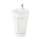Duravit Starck 1 Mueble con Lavabo 56 cm de Piso — 2 Puertas — Lavabo Blanco Satinado Mate