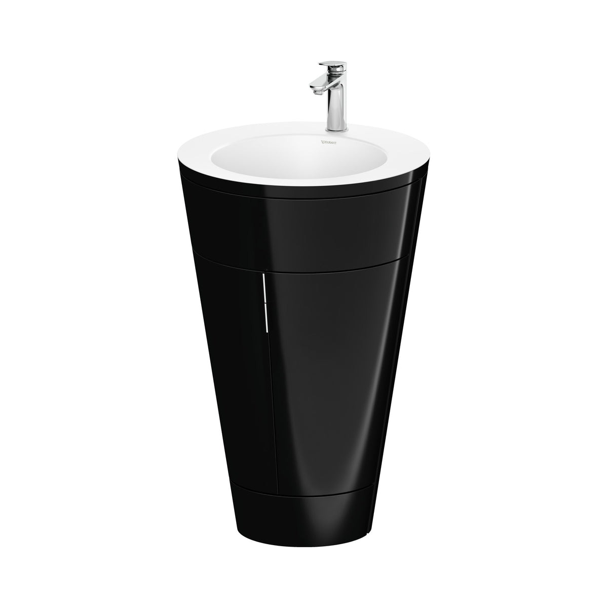 Duravit Starck 1 Mueble con Lavabo 56 cm de Piso — 2 Puertas — Lavabo Blanco Satinado Mate