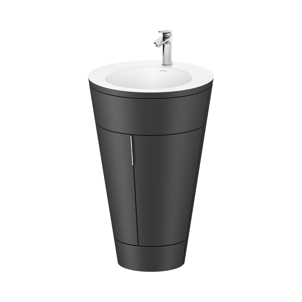 Duravit Starck 1 Mueble con Lavabo 56 cm de Piso — 2 Puertas — Lavabo Blanco Satinado Mate