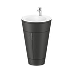 Duravit Starck 1 Mueble con Lavabo 56 cm de Piso — 2 Puertas — Lavabo Blanco Satinado Mate