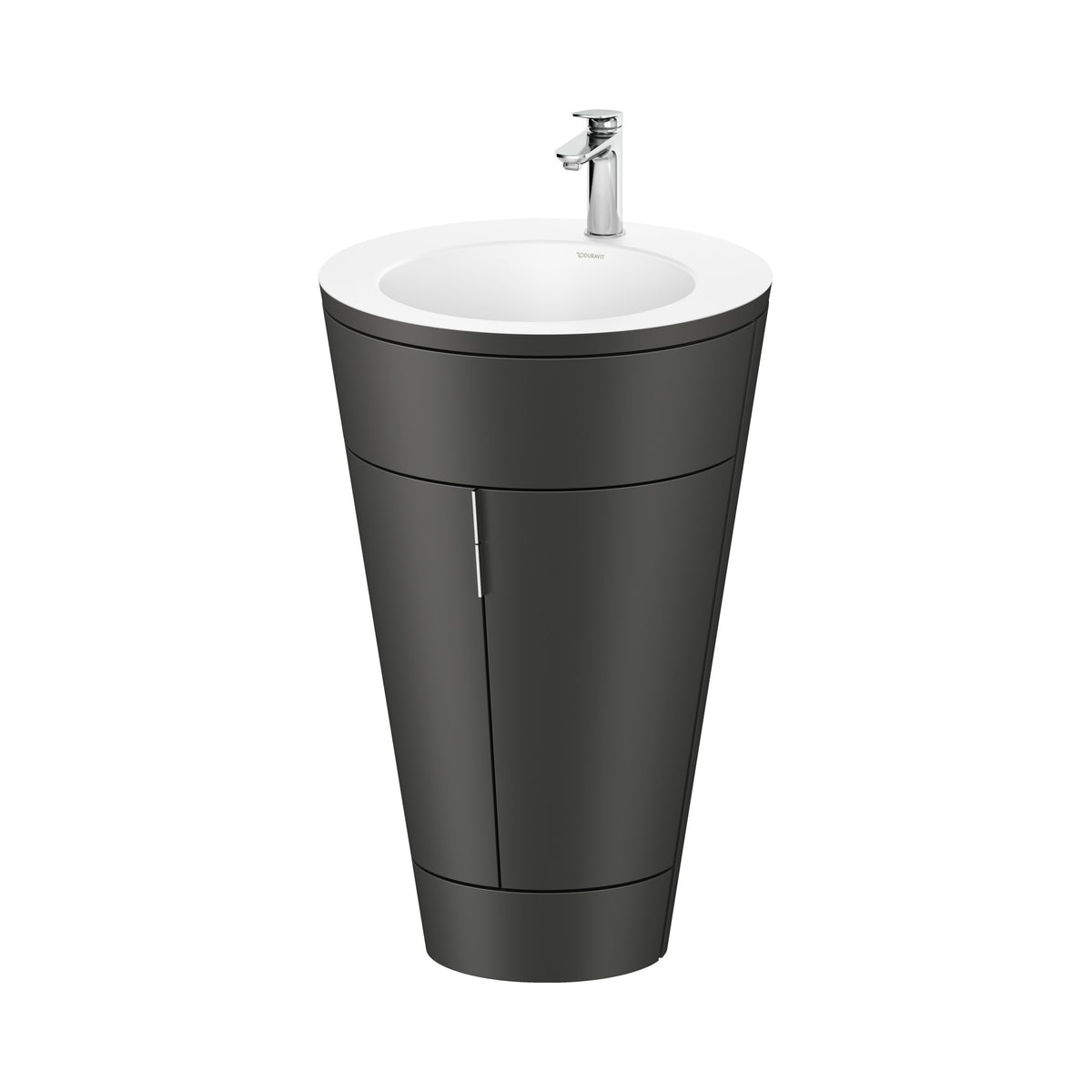 Duravit Starck 1 Mueble con Lavabo 56 cm de Piso — 2 Puertas — Lavabo Blanco Satinado Mate