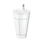 Duravit Starck 1 Mueble con Lavabo 56 cm de Piso — 2 Puertas — Lavabo Blanco Satinado Mate
