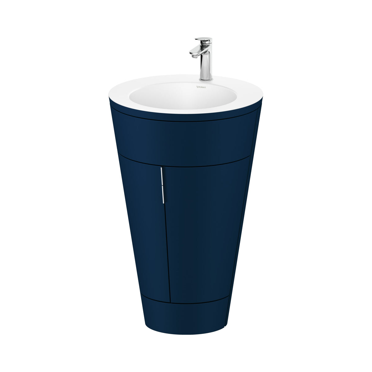Duravit Starck 1 Mueble con Lavabo 56 cm de Piso — 2 Puertas — Lavabo Blanco Satinado Mate