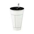Duravit Starck 1 Mueble con Lavabo 56 cm de Piso — 2 Puertas — Lavabo Negro