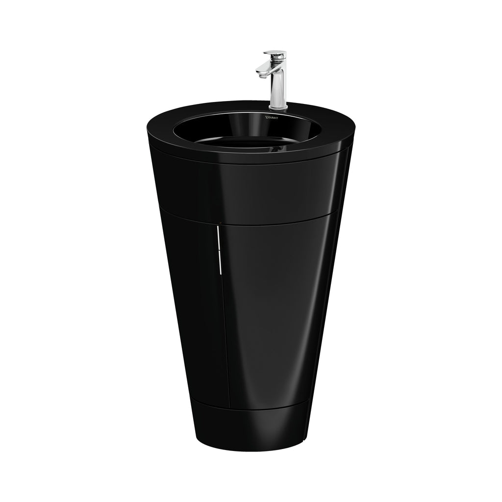 Duravit Starck 1 Mueble con Lavabo 56 cm de Piso — 2 Puertas — Lavabo Negro