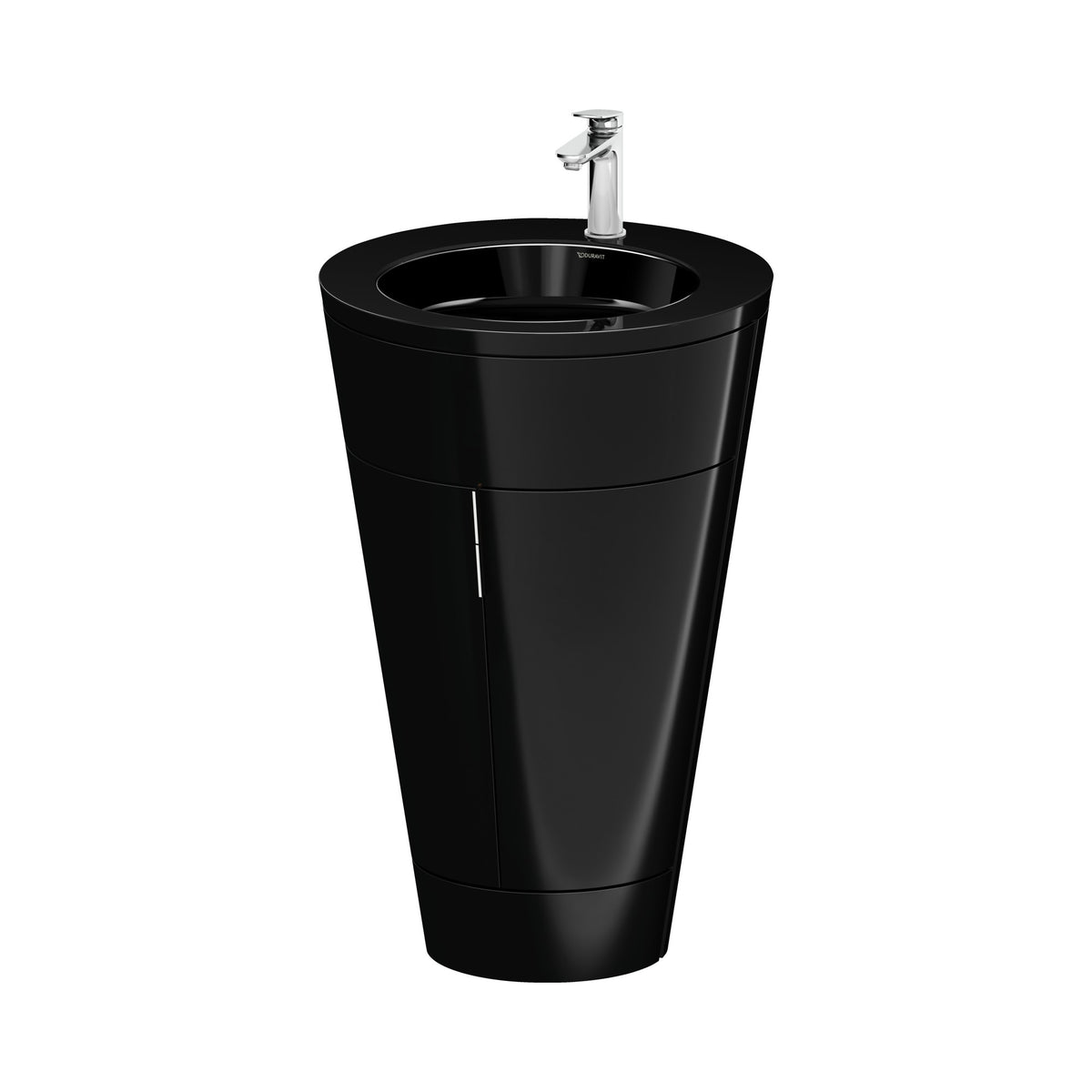 Duravit Starck 1 Mueble con Lavabo 56 cm de Piso — 2 Puertas — Lavabo Negro