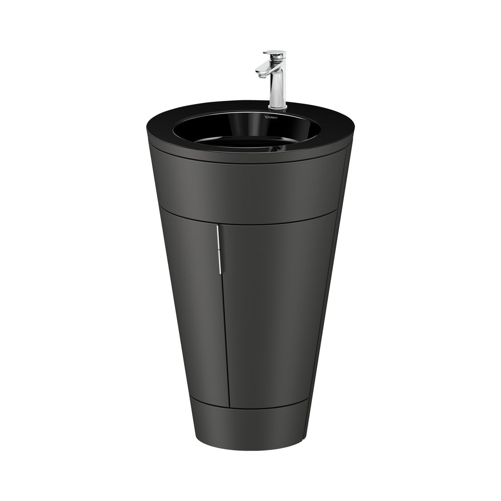 Duravit Starck 1 Mueble con Lavabo 56 cm de Piso — 2 Puertas — Lavabo Negro