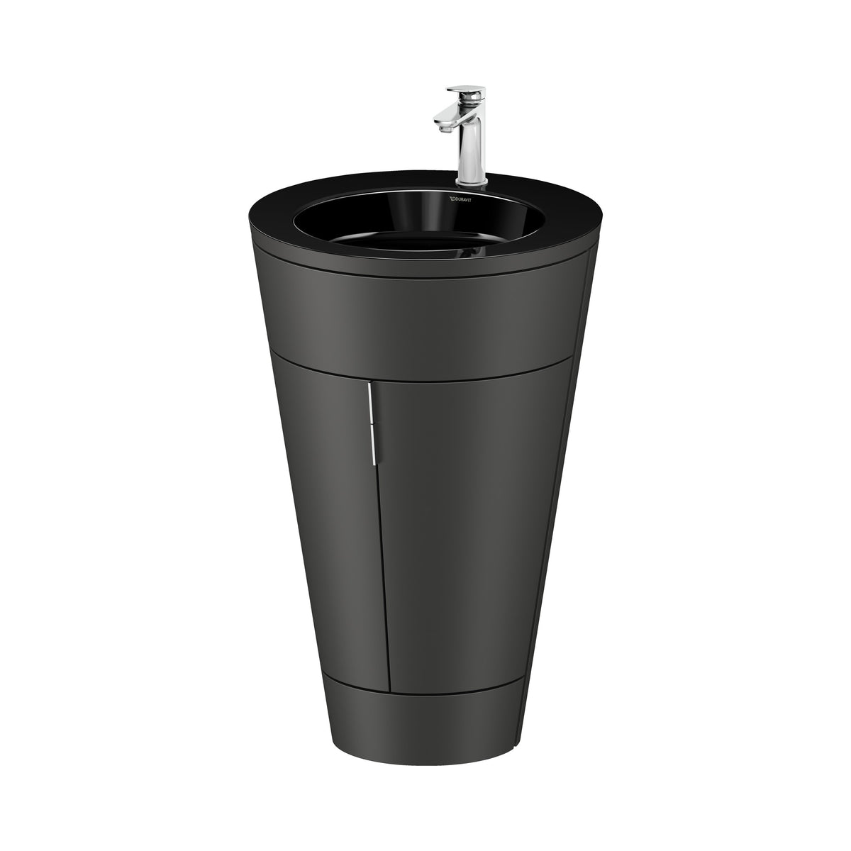 Duravit Starck 1 Mueble con Lavabo 56 cm de Piso — 2 Puertas — Lavabo Negro