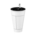 Duravit Starck 1 Mueble con Lavabo 56 cm de Piso — 2 Puertas — Lavabo Negro
