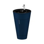 Duravit Starck 1 Mueble con Lavabo 56 cm de Piso — 2 Puertas — Lavabo Negro
