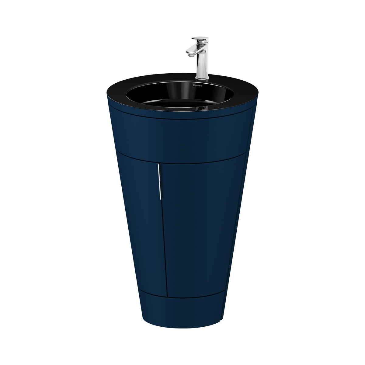 Duravit Starck 1 Mueble con Lavabo 56 cm de Piso — 2 Puertas — Lavabo Negro