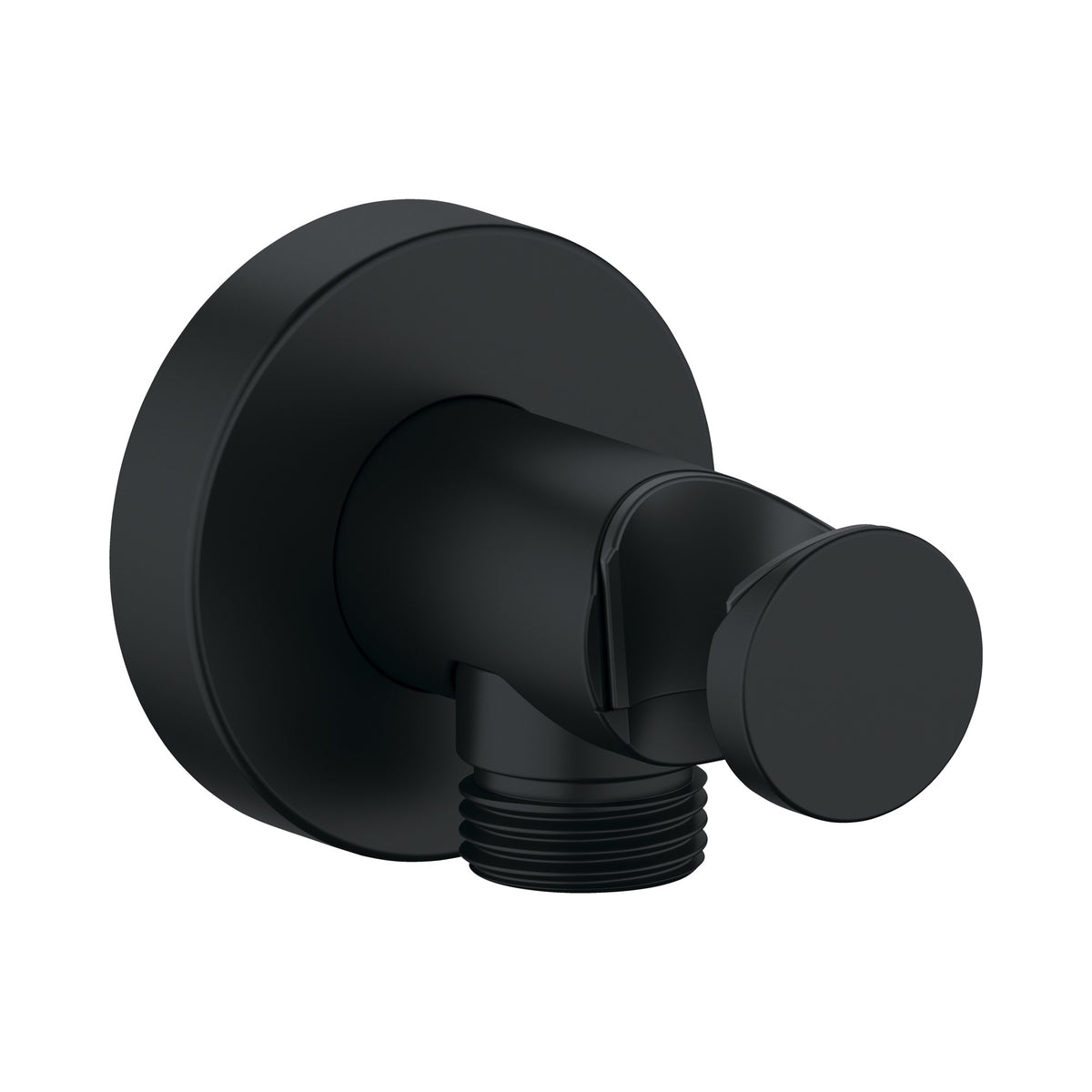 Duravit DuraShower Toma de Agua de Pared Redonda con Soporte para Regadera de Mano