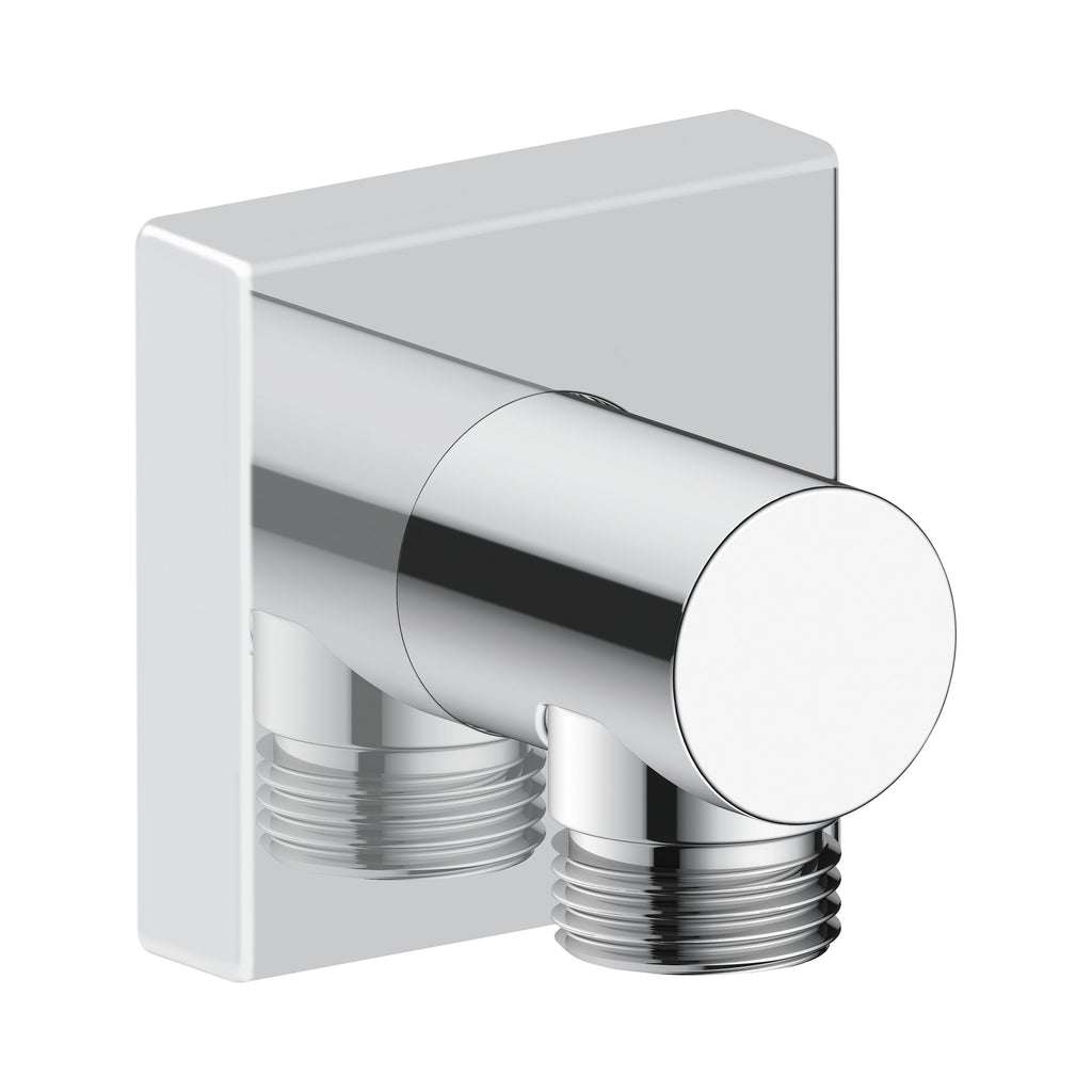 Duravit DuraShower Toma de Agua de Pared Cuadrada con Soporte para Regadera de Mano