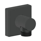 Duravit DuraShower Toma de Agua de Pared Cuadrada con Soporte para Regadera de Mano