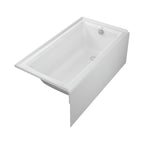 Duravit Architec Tina de Nicho 152 × 81 cm con Desagüe sobre Piso