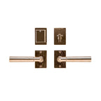 uego de Entrada Edge 2" x 3" — Rocky Mountain Hardware bronce macizo