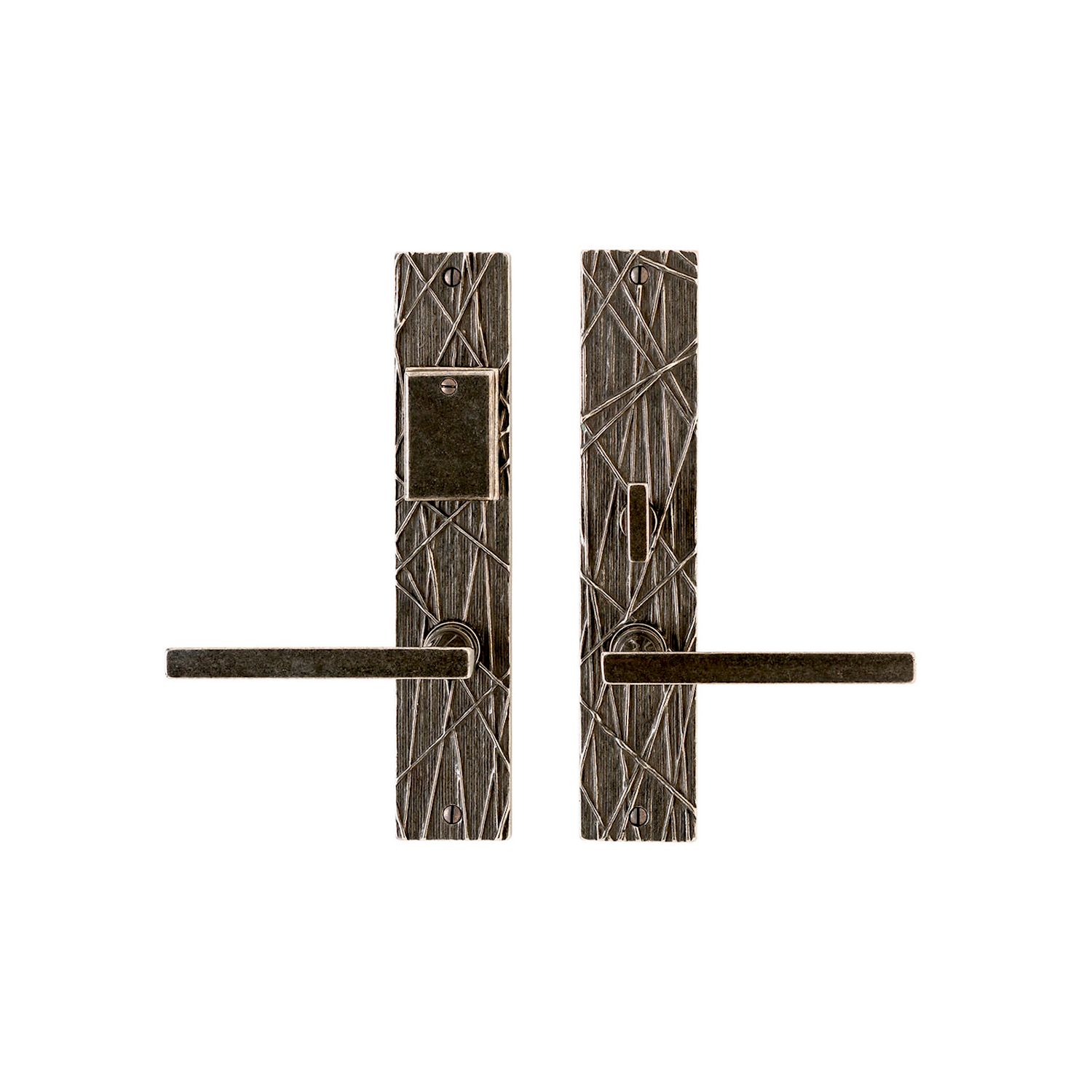 uego de Entrada Edge 2" x 10" — Rocky Mountain Hardware bronce macizo
