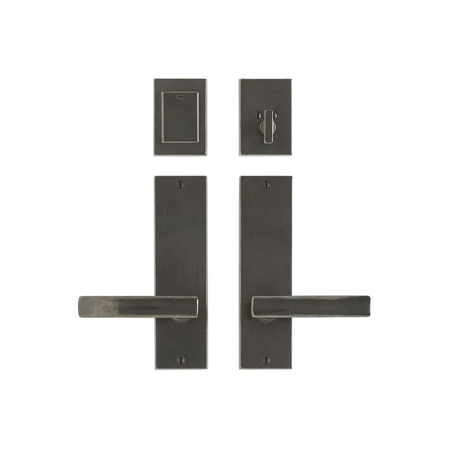 uego de Entrada Metro 2 1/4" x 8" — Rocky Mountain Hardware bronce macizo