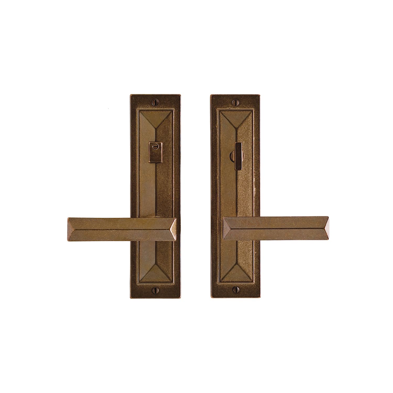 uego Interior Mack 3 3/4" x 15" — Rocky Mountain Hardware bronce macizo