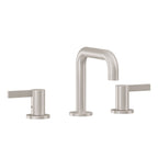 California Faucets Bel Canto 8" Llave de Lavabo de 3 Orificios para Cubierta, con Dos Manerales - Níquel Satinado