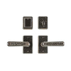 uego de Entrada Hammered 2 1/2" x 4 1/2" — Rocky Mountain Hardware bronce macizo