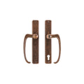 erraje para Puerta Corrediza Hammered 1 3/4" x 11" (cilindro perfil) — Rocky Mountain Hardware bronce macizo