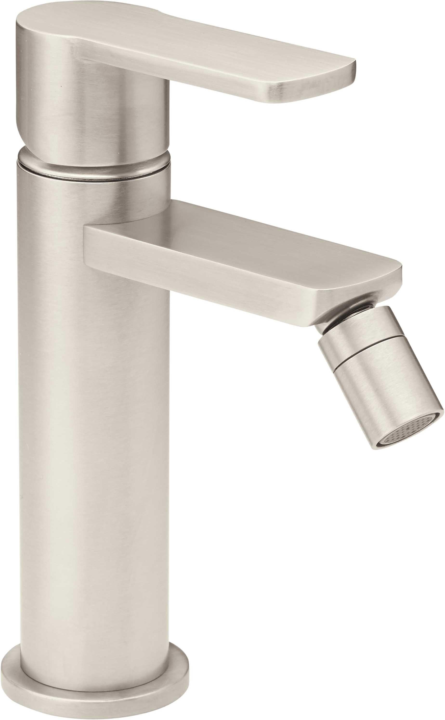 California Faucets Arpeggio Llave de Bidé de Un Solo Orificio - Níquel Satinado