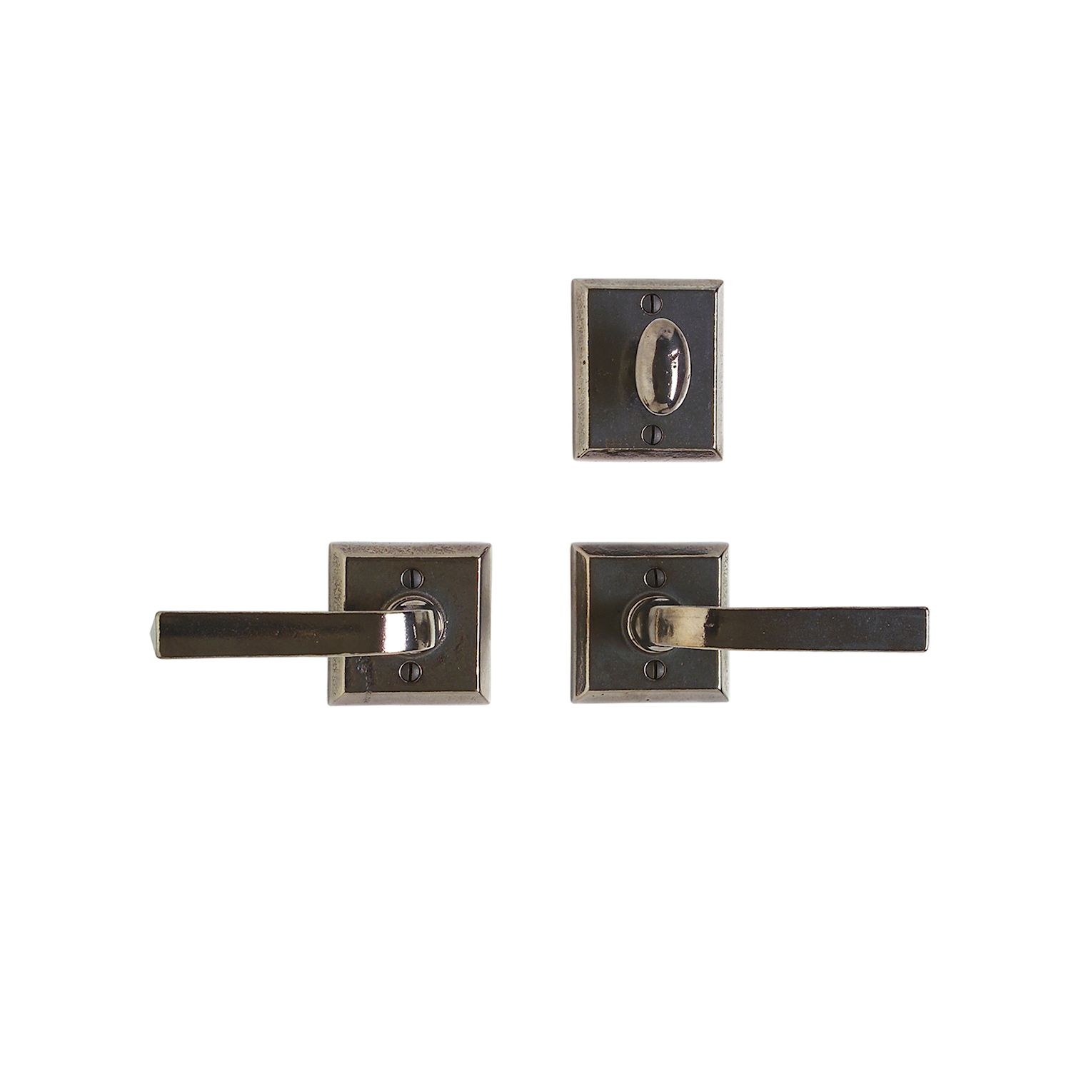 uego de Entrada Cuadrado 2 5/8" — Rocky Mountain Hardware bronce macizo
