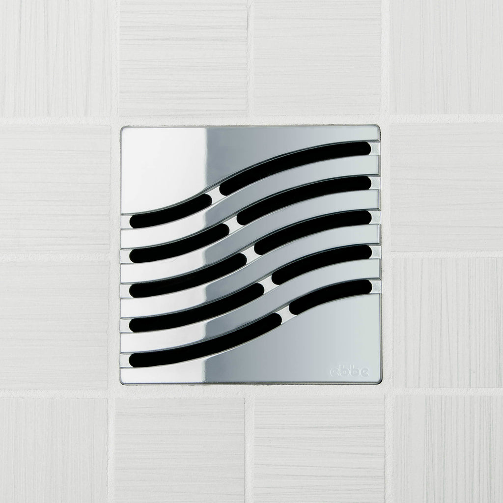 Ebbe Rejilla Decorativa Tsunami en acero inoxidable