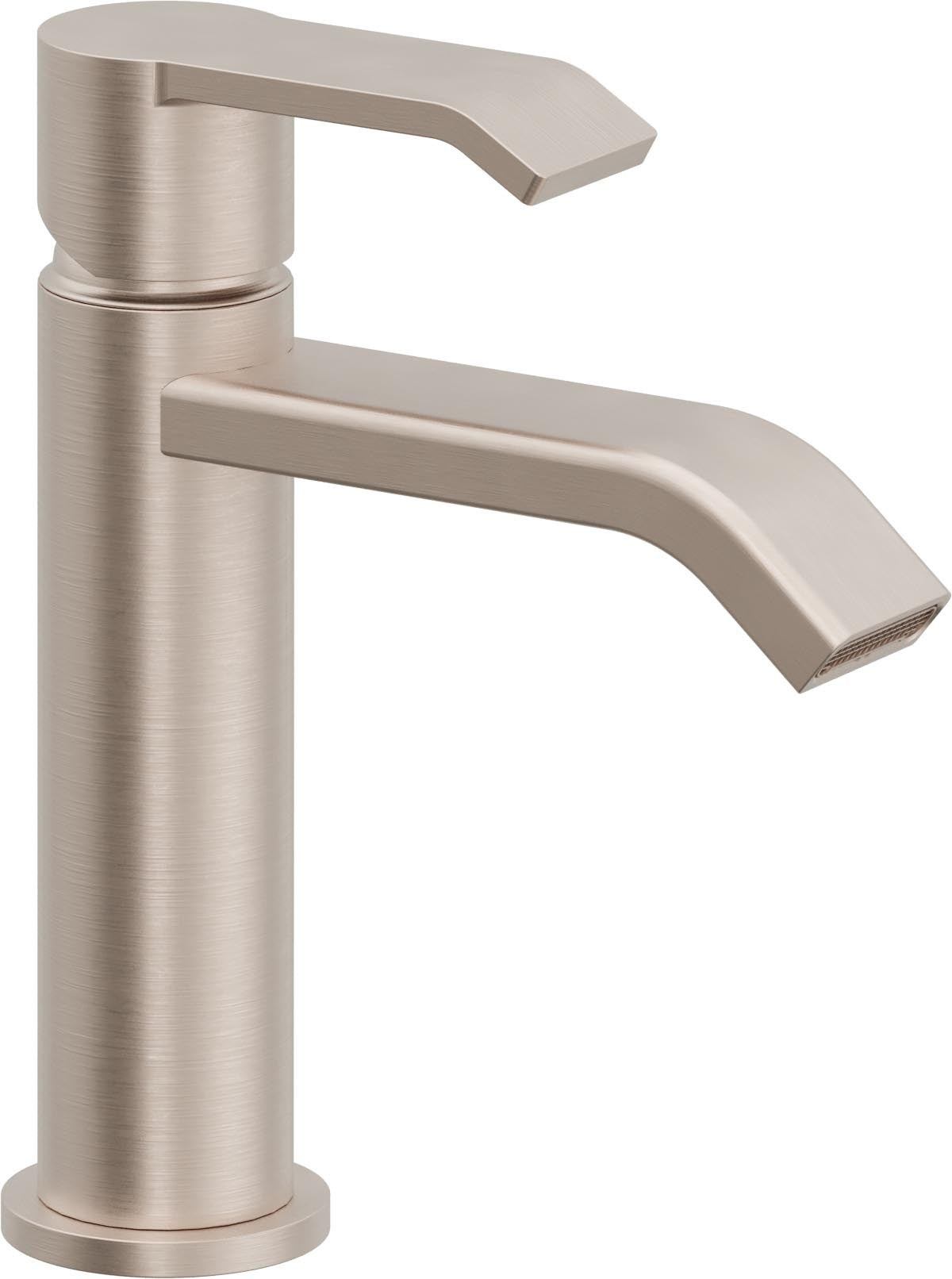 California Faucets Libretto Llave de Lavabo de Un Solo Orificio - Níquel Satinado