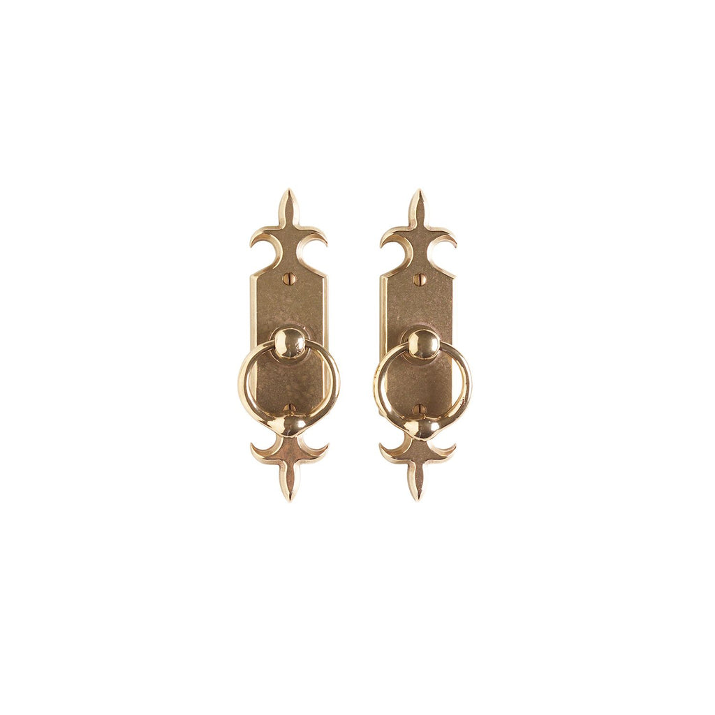 uego Interior Fleur de Lis 2" x 8" — Rocky Mountain Hardware bronce macizo