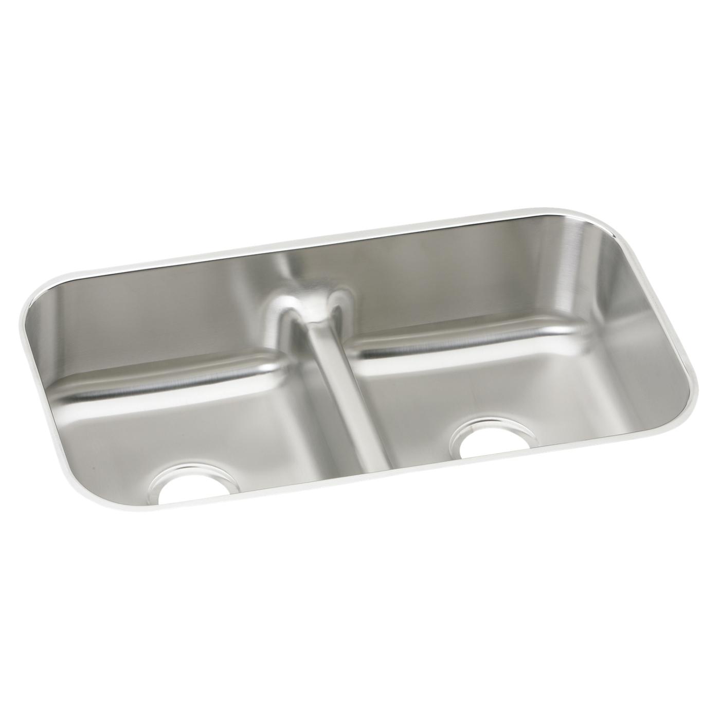 Elkay Tarja Dayton® Acero Inoxidable 31-3/4" x 18-1/4" x 8" de Dos Tazones Iguales Bajo Cubierta — vista de producto