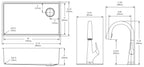 Elkay Tarja Crosstown® Calibre 18 Acero Inoxidable 31-1/2" x 18-1/2" x 9" de Un Tazón Bajo Cubierta (Kit con Llave Filtrada) — vista de producto