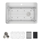 Elkay Tarja Crosstown® Workstation Acero Inoxidable 33" x 22" x 9" 1 Orificio de Un Tazón de Doble Montaje — ambiente de cocina