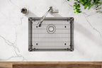 Elkay Tarja Crosstown® Calibre 16 Acero Inoxidable 23-1/2" x 18-1/4" x 10" de Un Tazón Bajo Cubierta (Kit) — ambiente de cocina