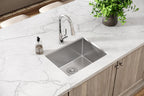 Elkay Tarja Crosstown® Calibre 16 Acero Inoxidable 23-1/2" x 18-1/4" x 10" de Un Tazón Bajo Cubierta — ambiente de cocina