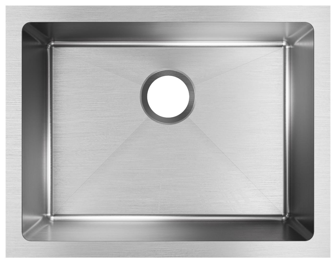 Elkay Tarja Crosstown® Calibre 16 Acero Inoxidable 23-1/2" x 18-1/4" x 10" de Un Tazón Bajo Cubierta — vista de producto