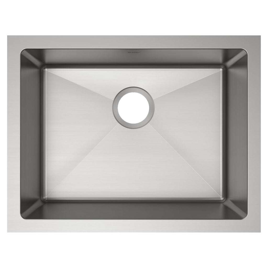 Elkay Tarja Crosstown® Calibre 16 Acero Inoxidable 23-1/2" x 18-1/4" x 8" de Un Tazón Bajo Cubierta — vista de producto