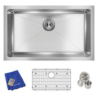 Elkay Tarja Crosstown® Calibre 16 Acero Inoxidable 30-1/2" x 18-1/2" x 8" de Un Tazón Bajo Cubierta (Kit) — vista de producto