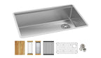 Elkay Tarja Crosstown® Calibre 16 Workstation Acero Inoxidable 25-1/2" x 18-1/2" x 9" de Un Tazón Bajo Cubierta (Kit) — vista de producto