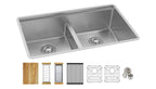Elkay Tarja Crosstown® Calibre 18 Workstation Acero Inoxidable 25-1/2" x 18-1/2" x 9" de Un Tazón Bajo Cubierta (Kit) — vista de producto